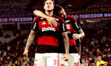 Flamengo goleia Sampaio Corrêa por 7 a 1 no Maracanã em jogo marcado por susto e show ofensivo